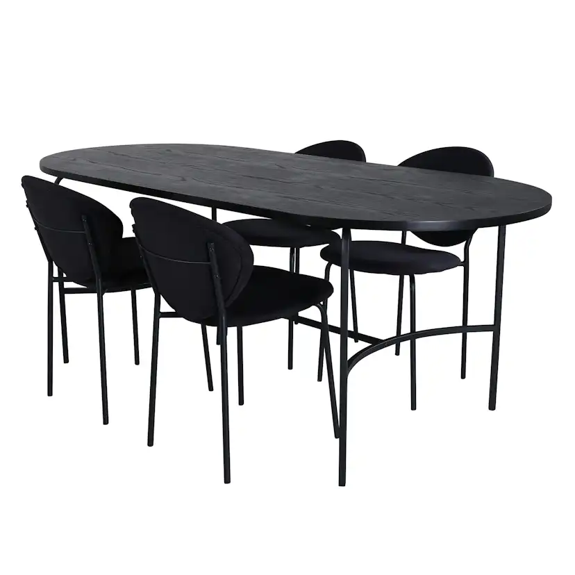 Matgrupp Venture Home San Francisco med 4 Valor Stolar