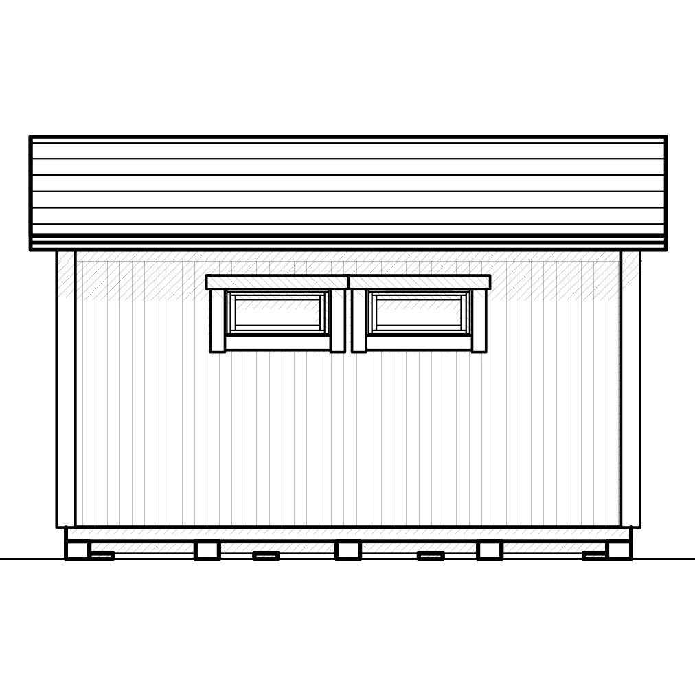Attefallshus Vibostugan Njuta Funkis 20-3