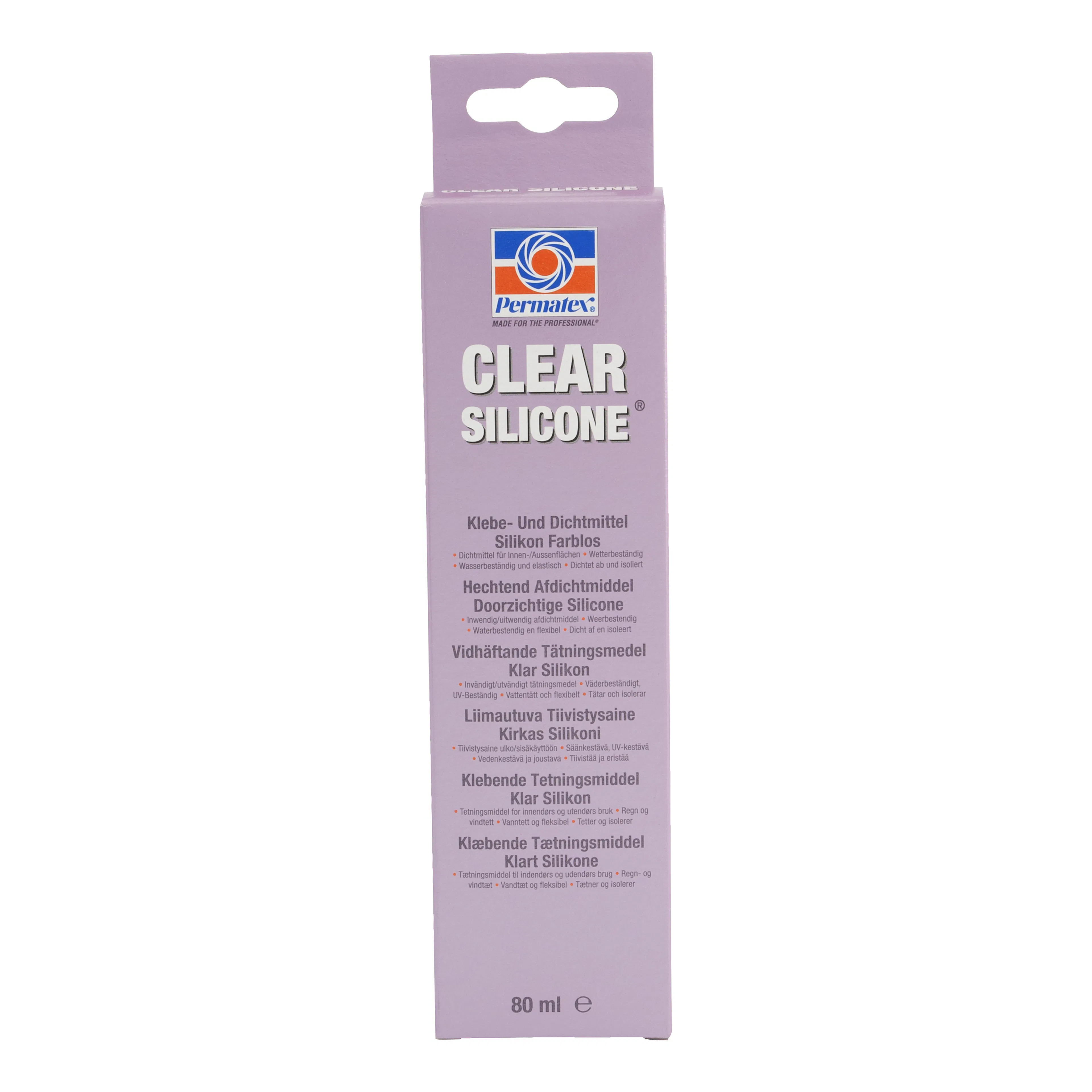 Packning Permatex Klar RTV Silikon 80ml