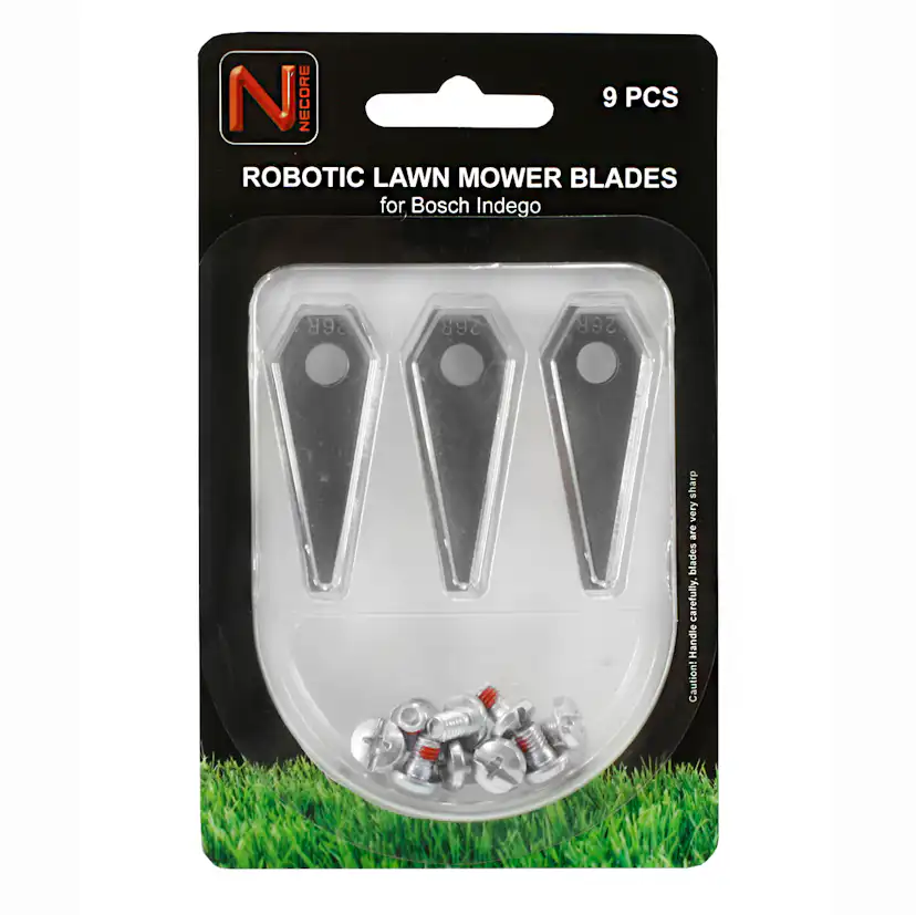 Knivblad Necore till Bosch Indego Robotgräsklippare 9-Pack