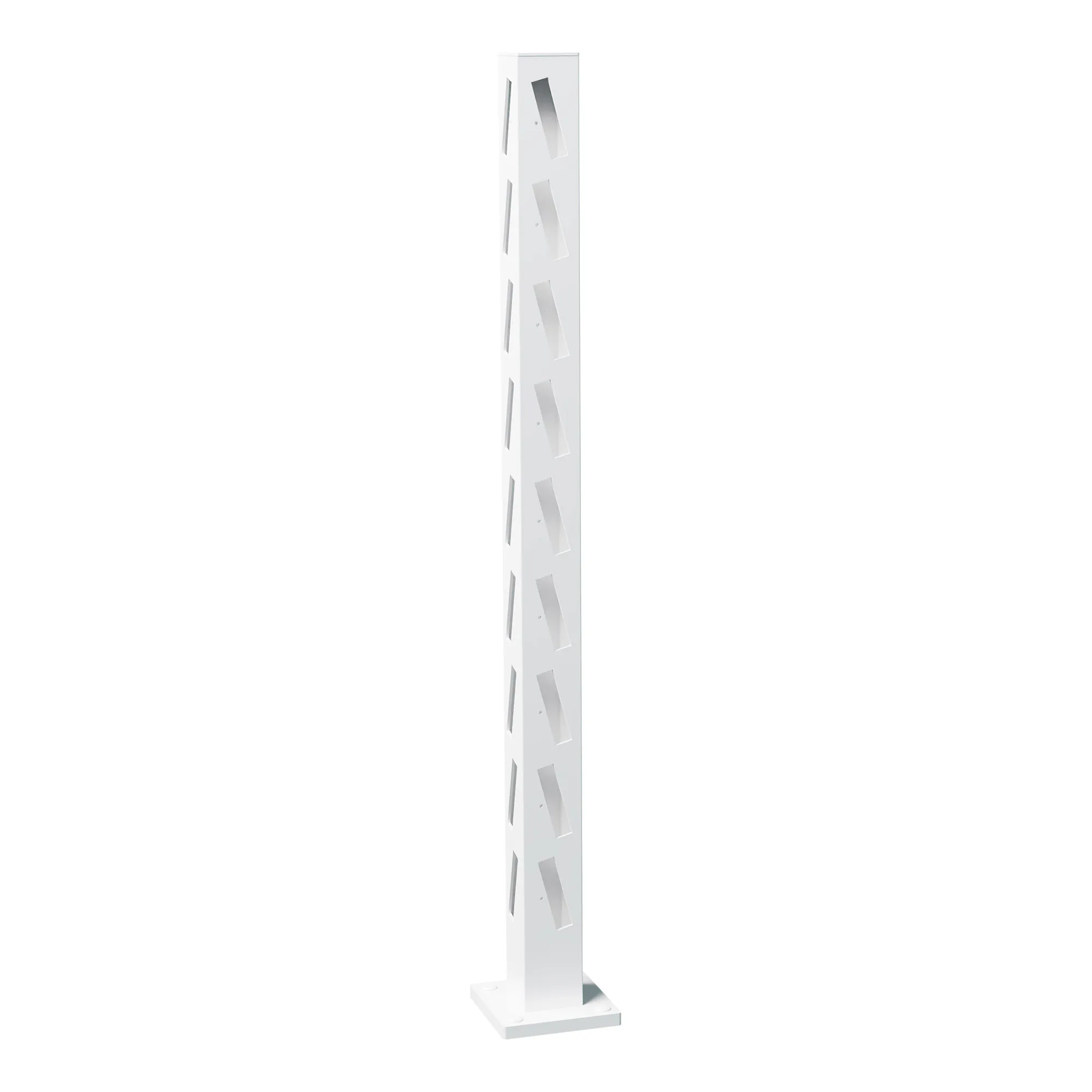 Staketstolpe Hären 1060mm Hörnstolpe VIT Höjd: 1060 mm, Vit