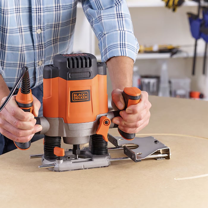 Handöverfräs Black & Decker KW1200E 1200W
