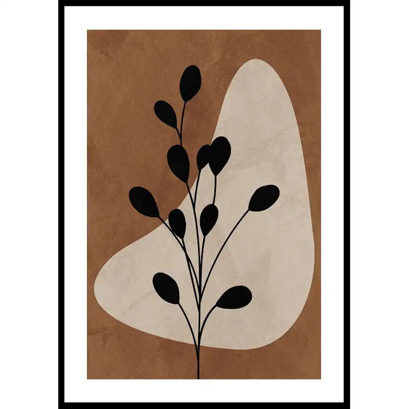 Poster Gallerix Abstract Botanical Painting