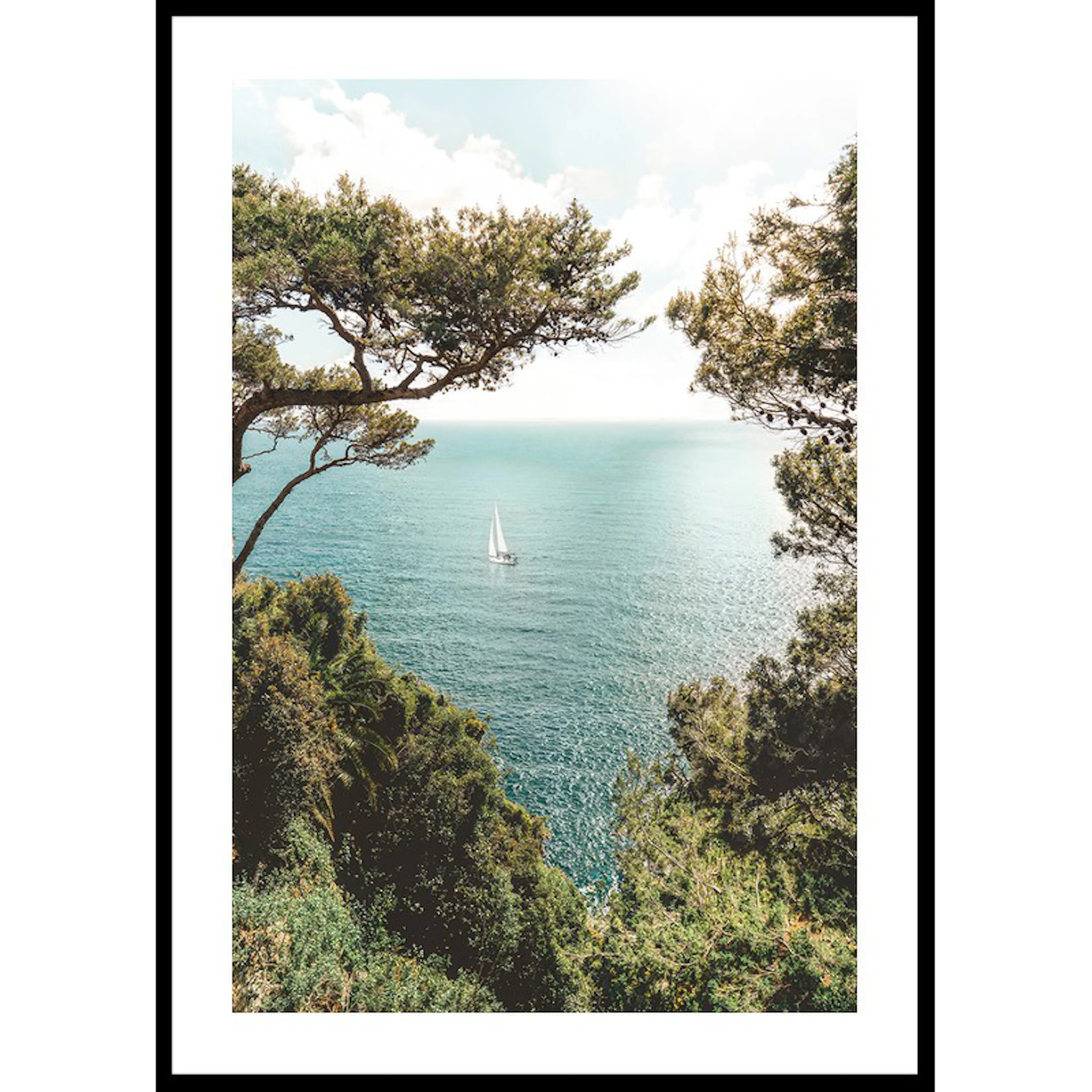 Mediterranean Escape View 30x40 30x40 cm