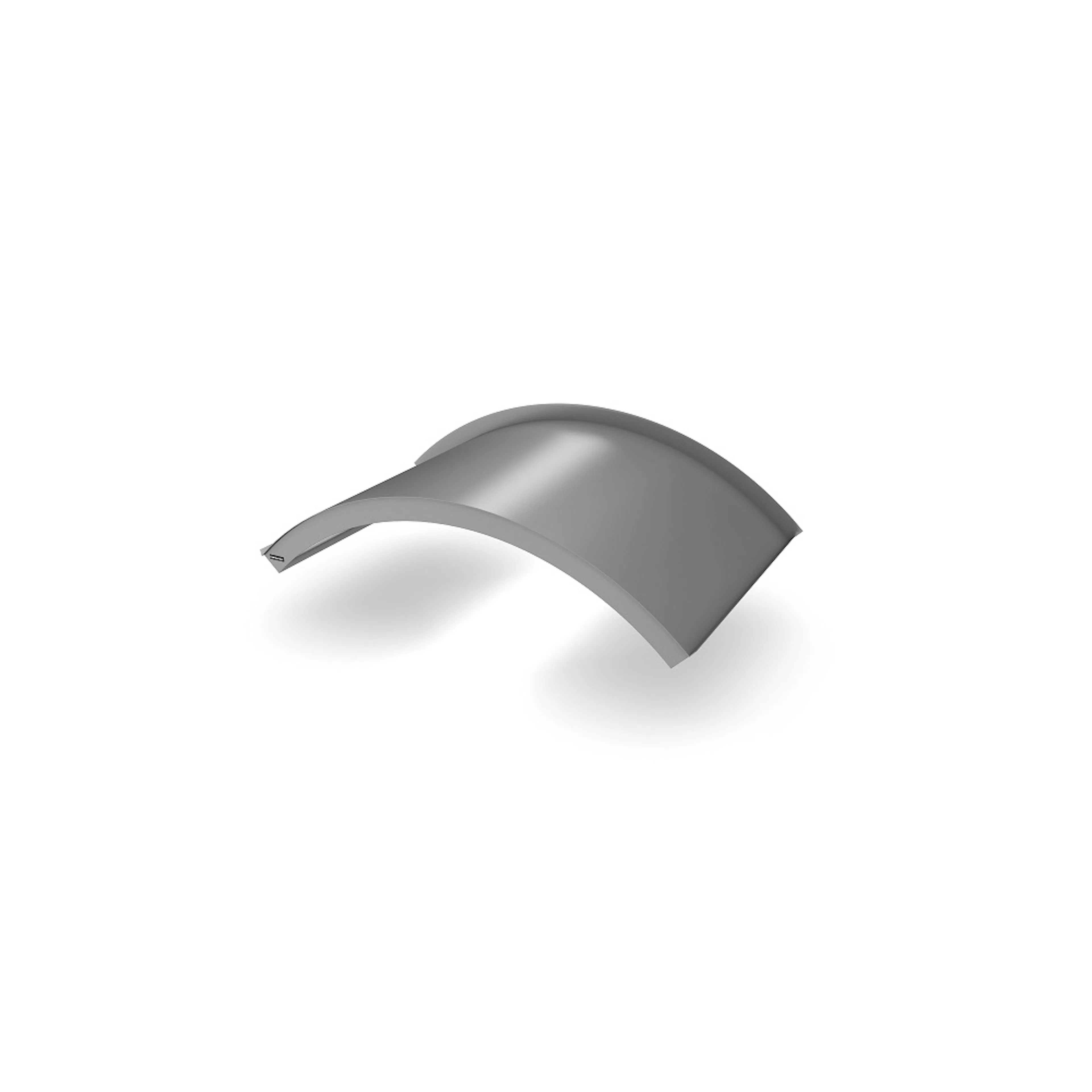 Mörk Silvermetallic (RAL 9007)