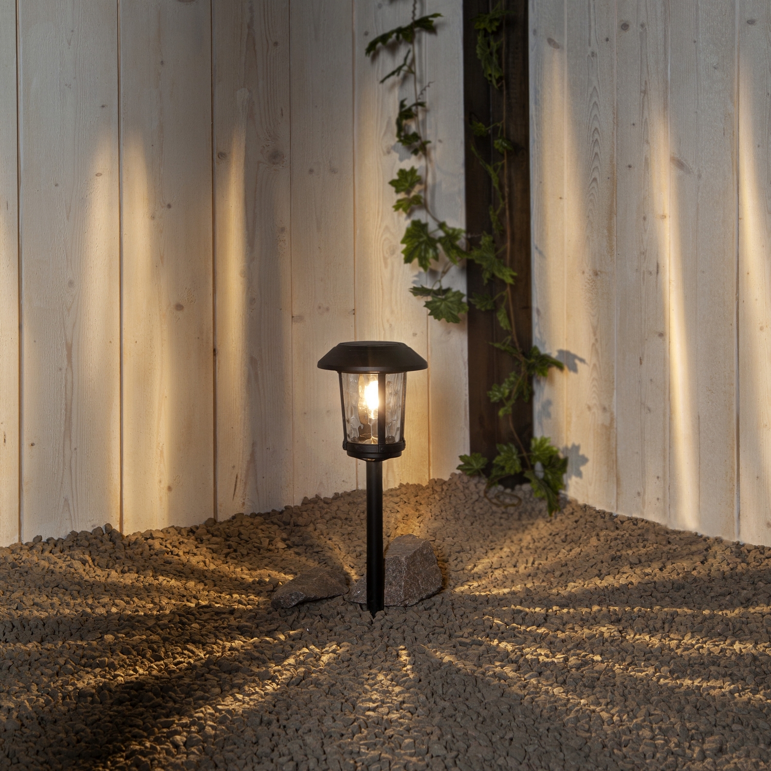 Solcells-pollare Star Trading Florian 15 Lumen Aluminum Twilight