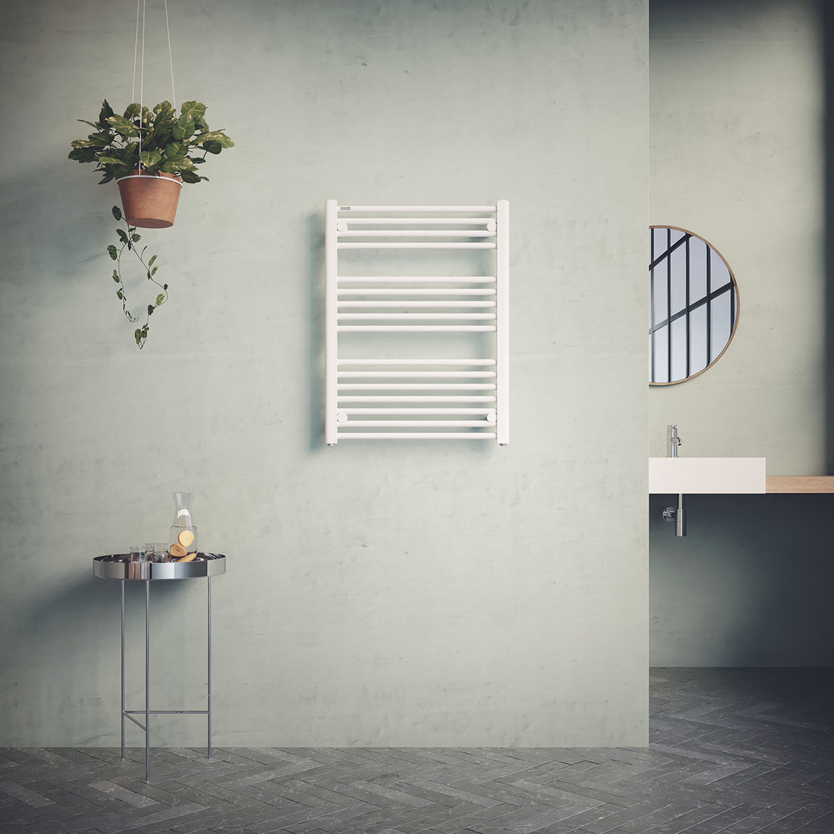 Sofiero Cv Vit, 790x600/555mm/ 424/220w BxH: 600x790 mm. Vatten & El. Vit