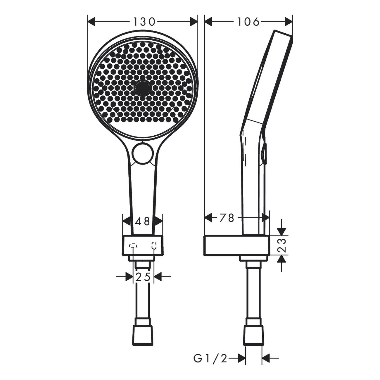 Handduschset Hansgrohe Rainfinity 130 3jet