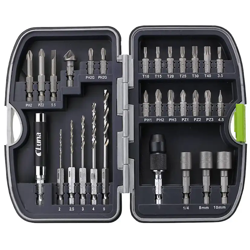 Bits Luna Tools Och Borrsats Med 30 Delar