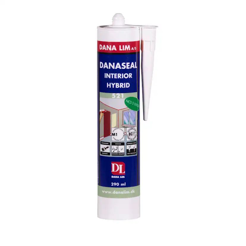 Fogmassa Danalim Danaseal 521 Interior Vit 290 ml för Invändiga Fogar