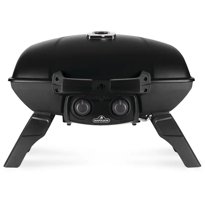 Gasolgrill Napoleon TQ285-1 Bärbar Grill i Rostfritt Stål & Gjutjärnsgaller