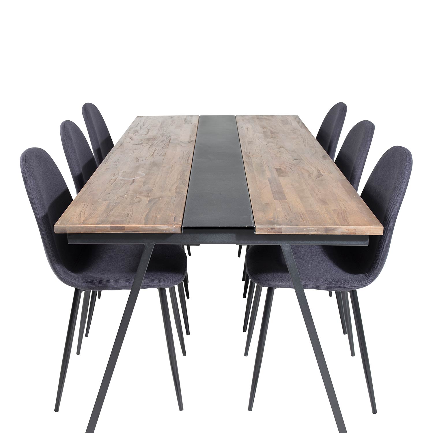 Matgrupp Venture Home Jane med 6 Pobbie Stolar Polyestertyg