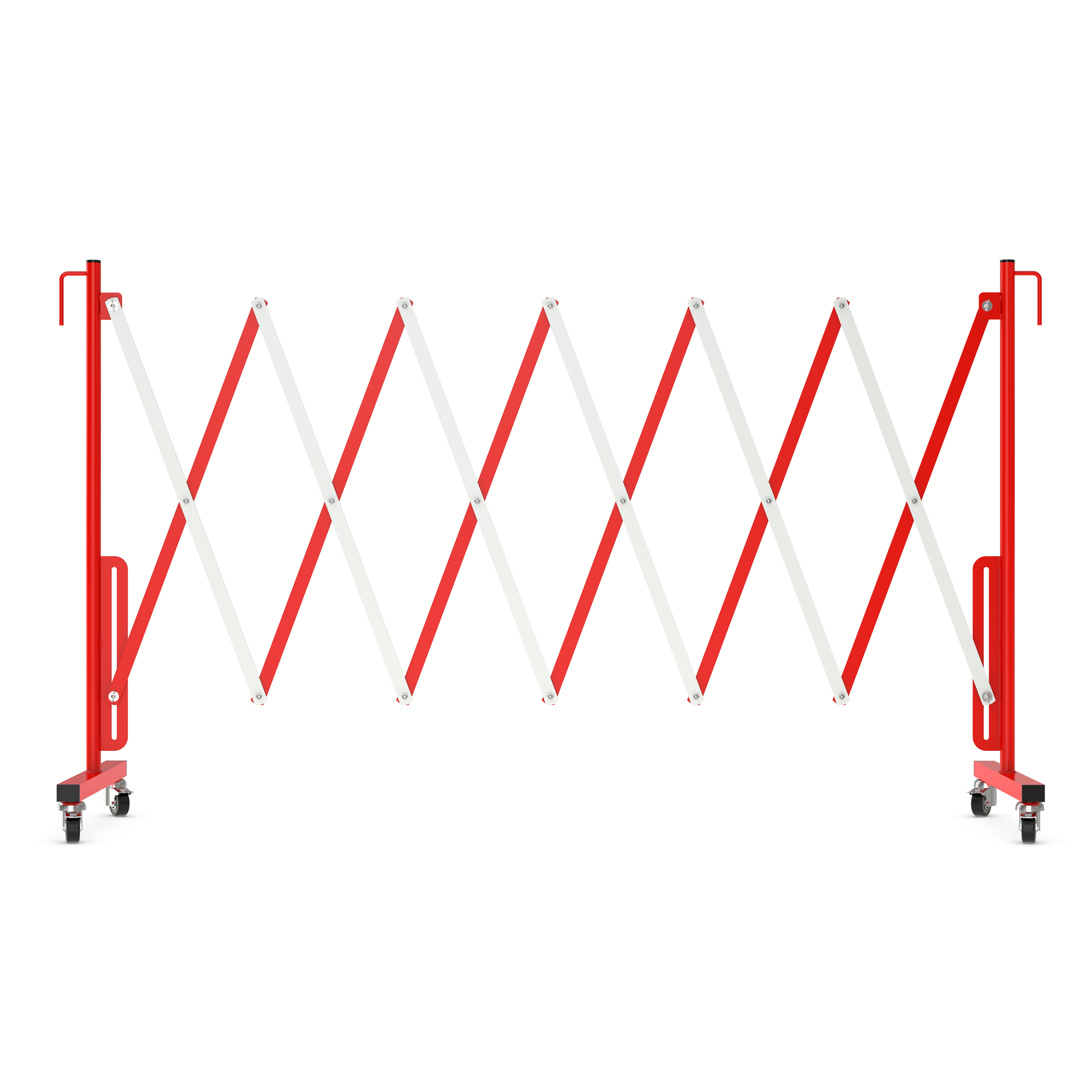 Avgränsare R&R Solutions Expanderbar Mobil Röd/Vit