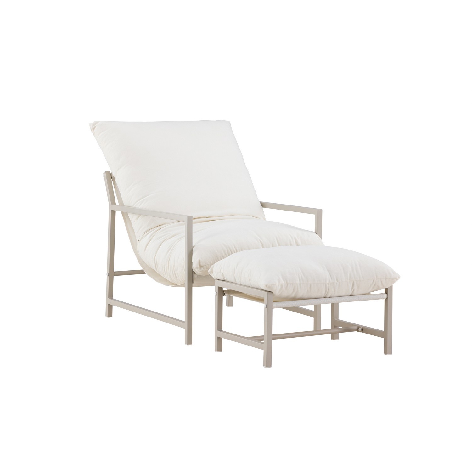Corso Lounge Chair - Beige / Beige Beige
