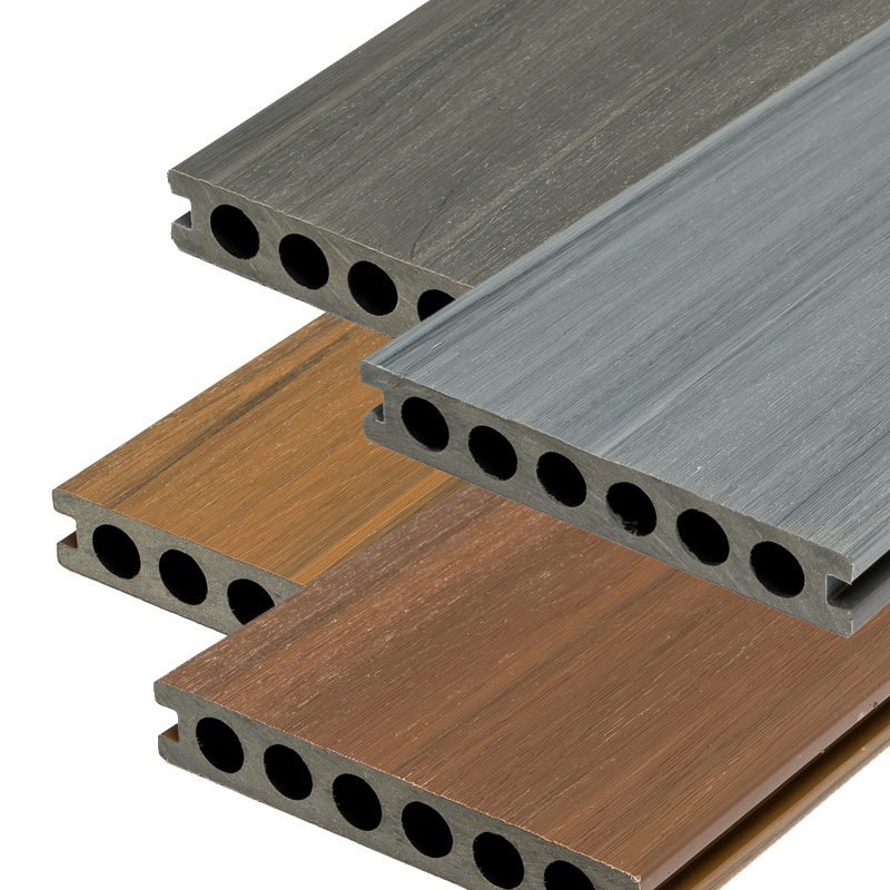 Komposittrall Kärnsund Wood Link DoubleDeck+ 23x140x2800 mm Vändbar 2-färger