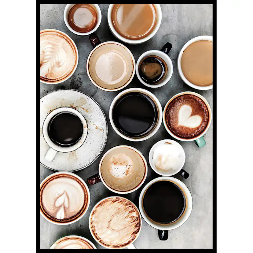 Poster Gallerix All Kinds Of Coffee No2