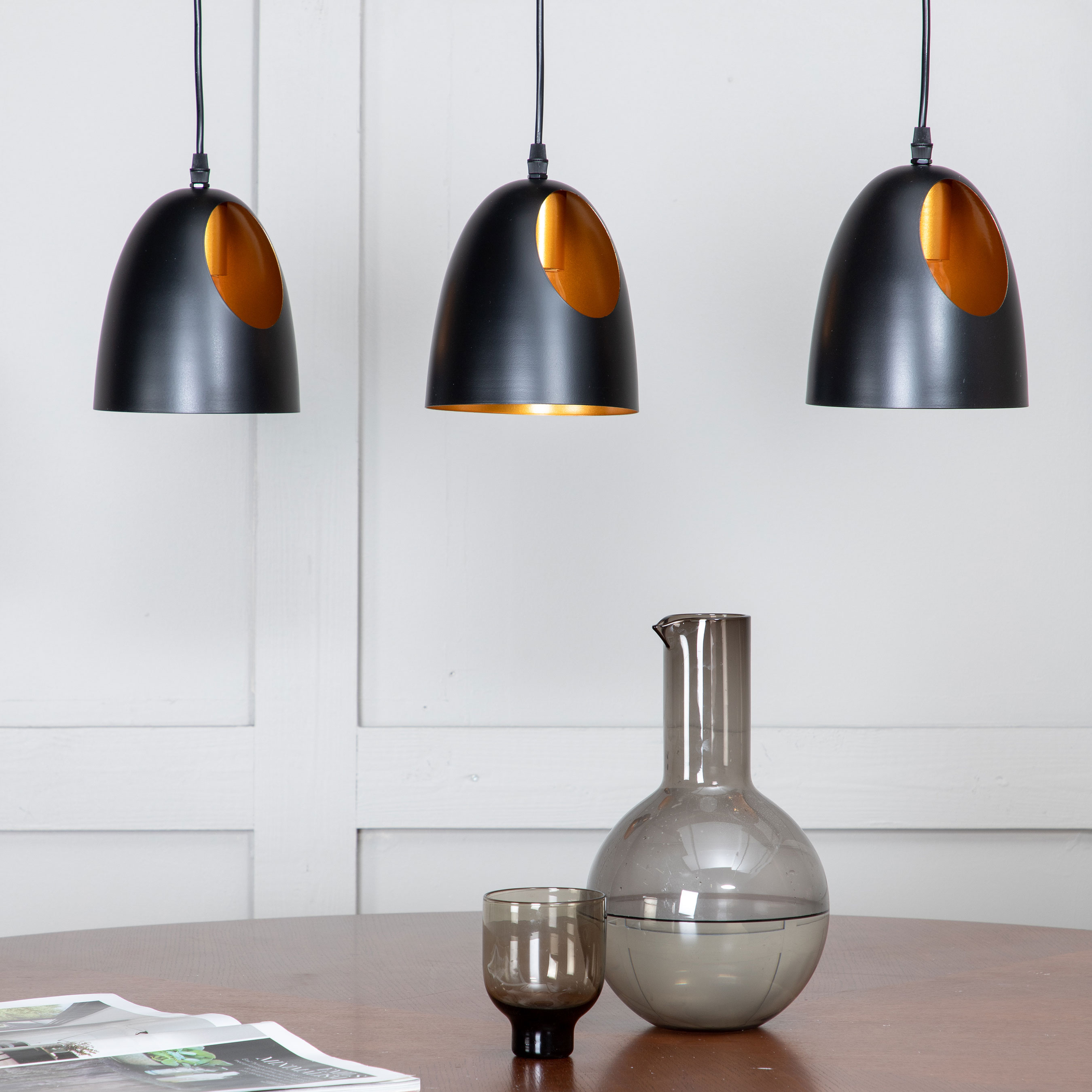 Taklampa Venture Home Emilio Rak 3L