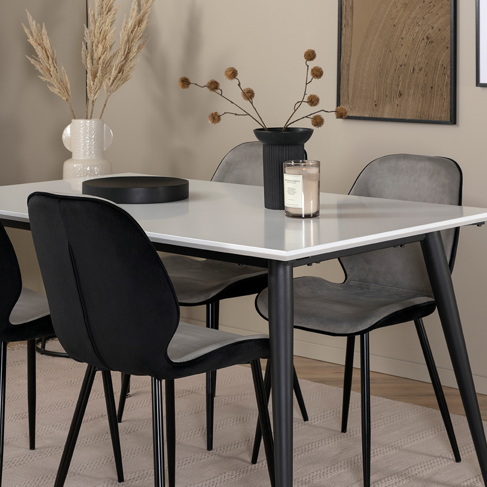 Matgrupp Venture Home Jolie med 4 Elisa Stolar