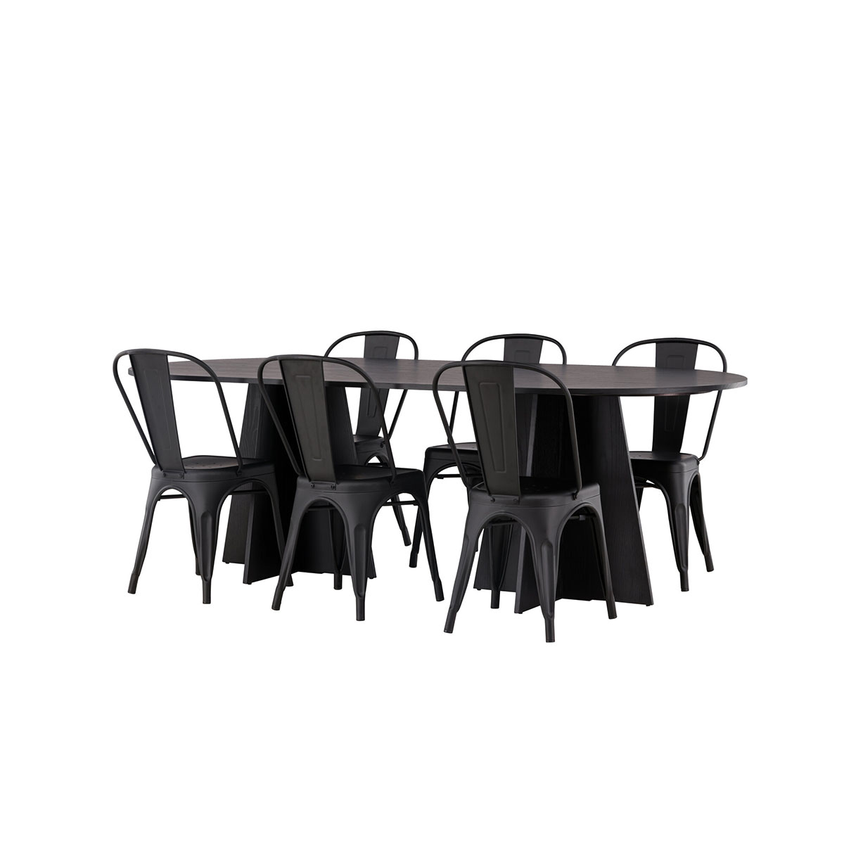 Matgrupp Venture Home Bootcut Oval med 6 st Tempe