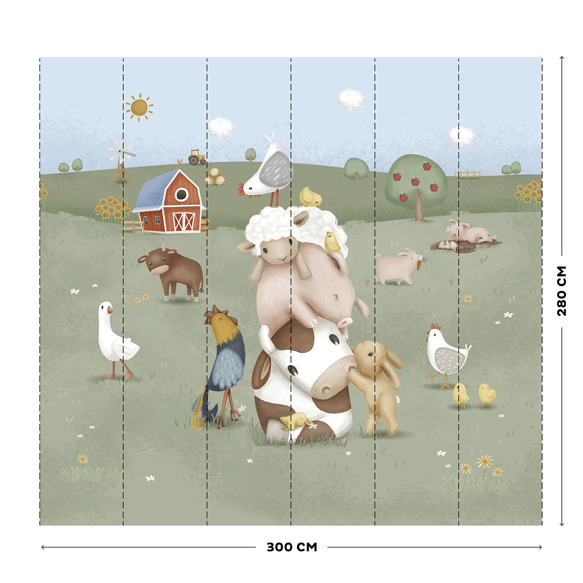 Fototapet Little Dutch Fototapet Little Farm
