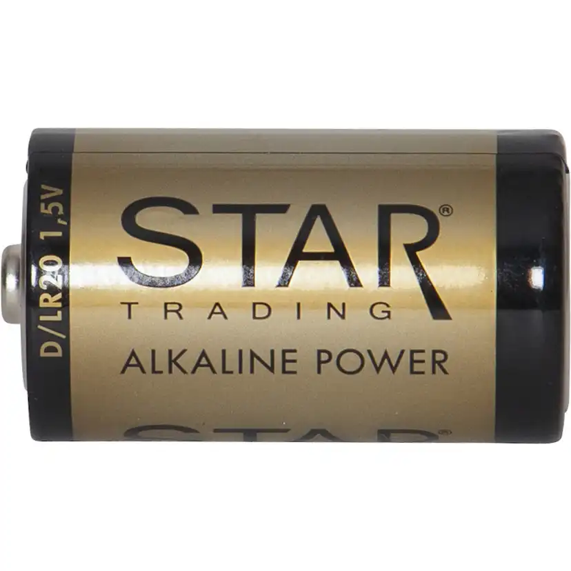 Batteri Star Trading Power Alkaline D 1,5 V