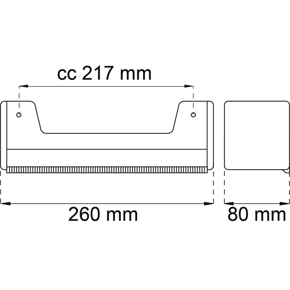 Kökspappershållare Habo 3800 Vit