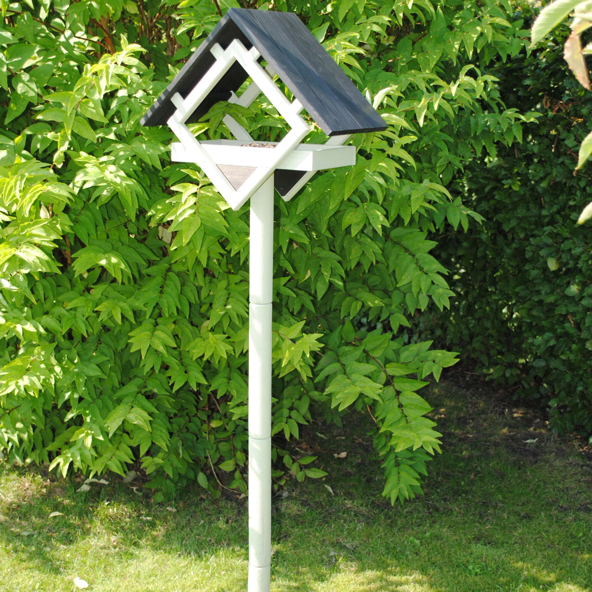 Fågelmatare Hortus Furu Svart Med Stativ