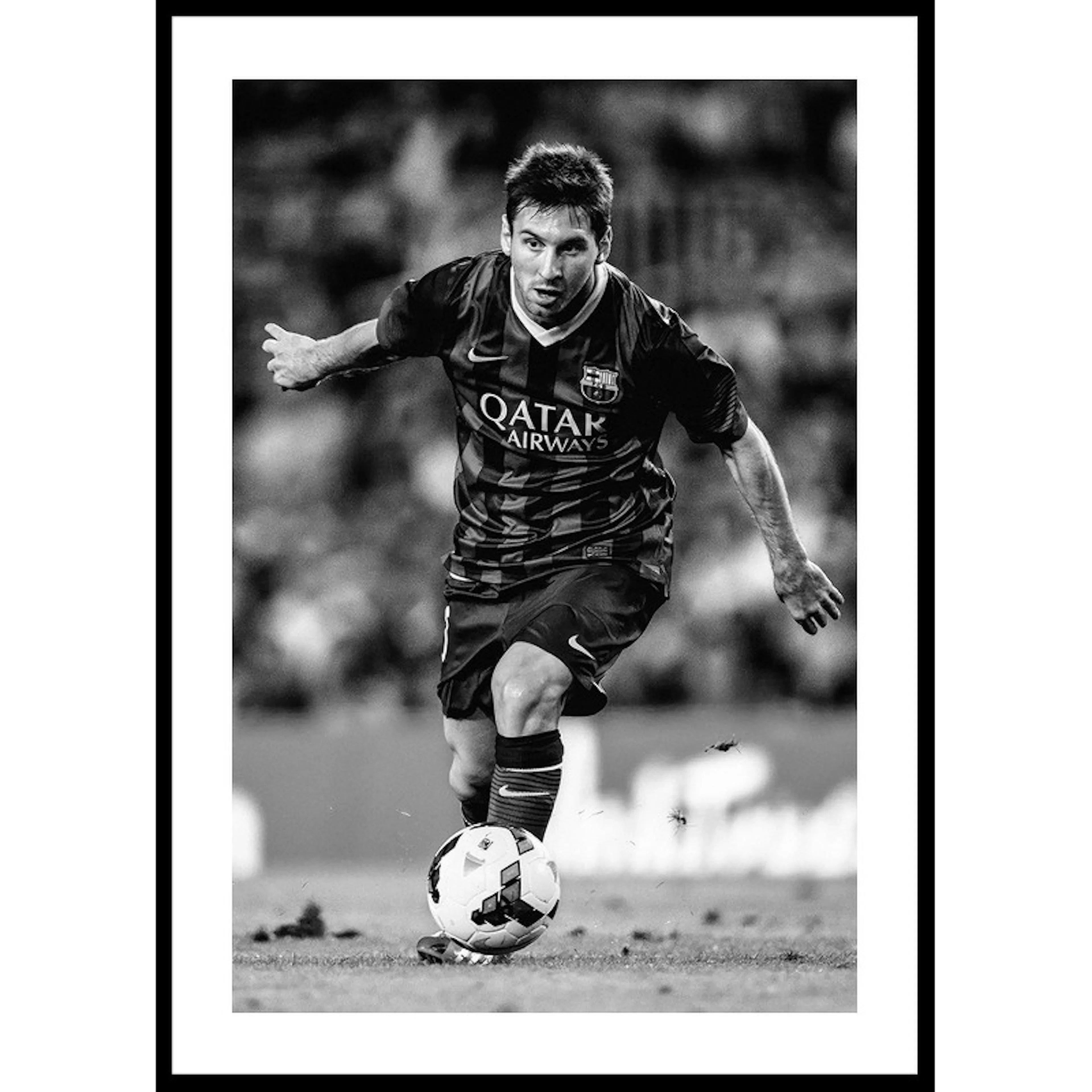 Lionel Messi FC Barcelona 2013 B&W No2 70x100 70x100 cm