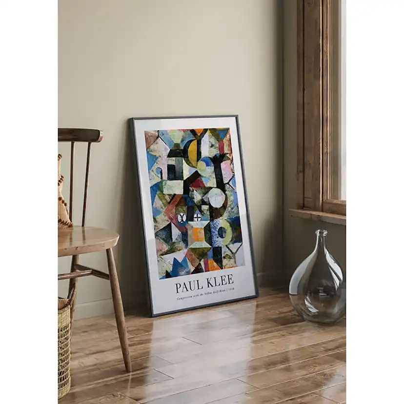 Poster Gallerix Yellow Half-Moon 1918 By Paul Klee