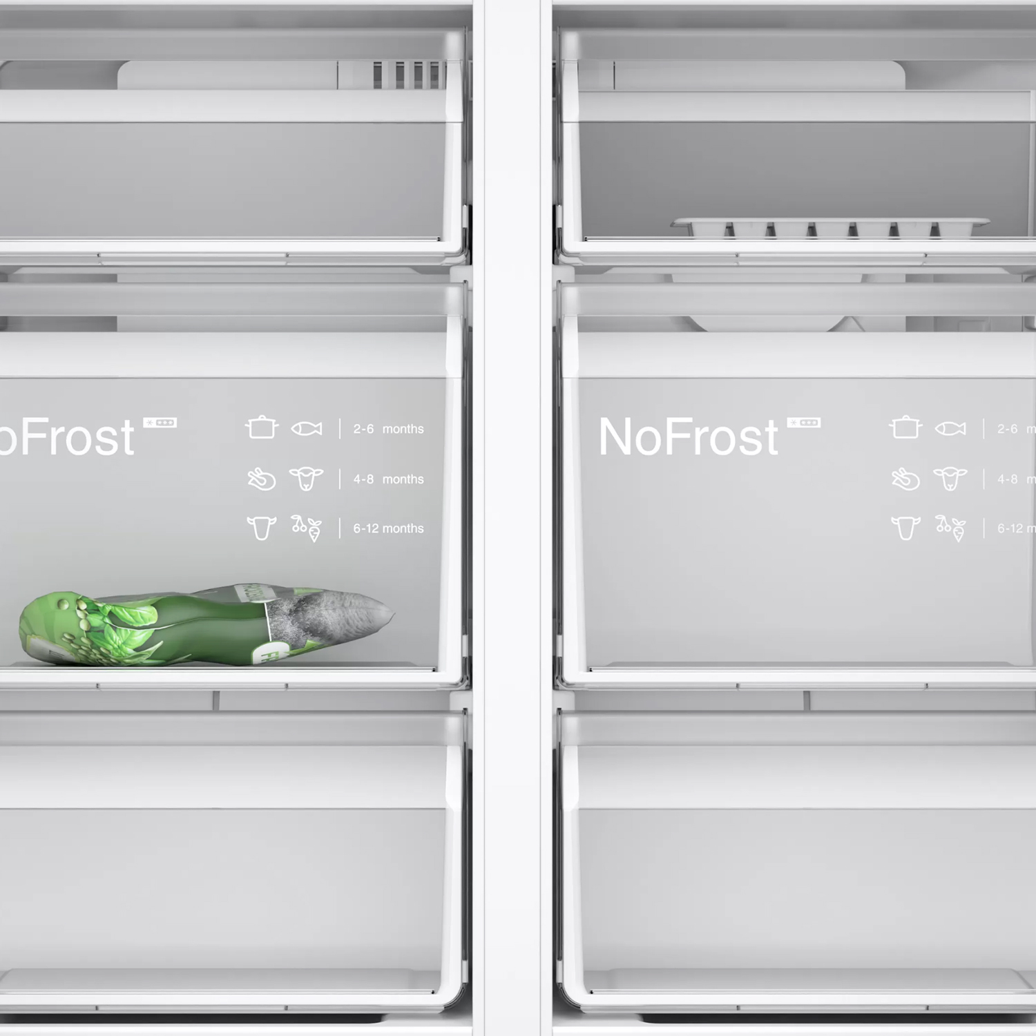 Side by Side Kyl/Frys Siemens iQ300 French Door KF96NAXEA med Automatisk Avfrostning