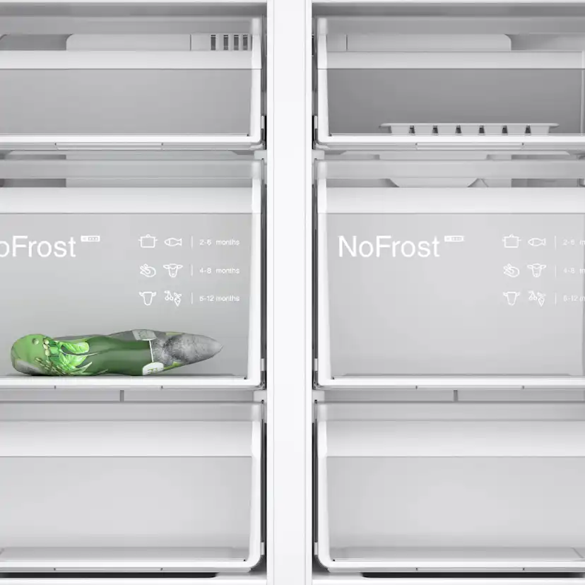 Side by Side Kyl/Frys Siemens iQ300 French Door KF96NAXEA med Automatisk Avfrostning
