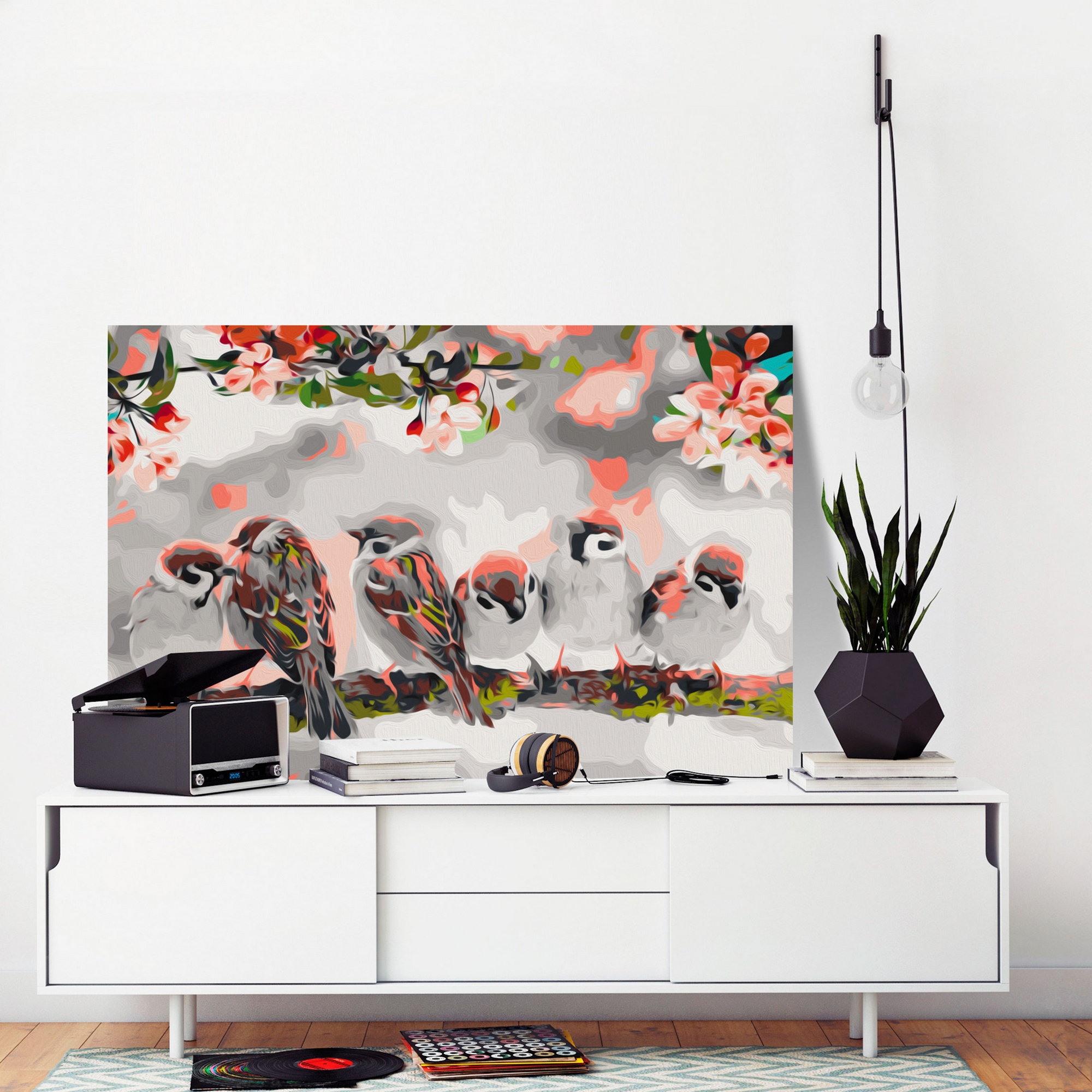 Gör-det-själv Målningar Arkiio Birds on the Branch