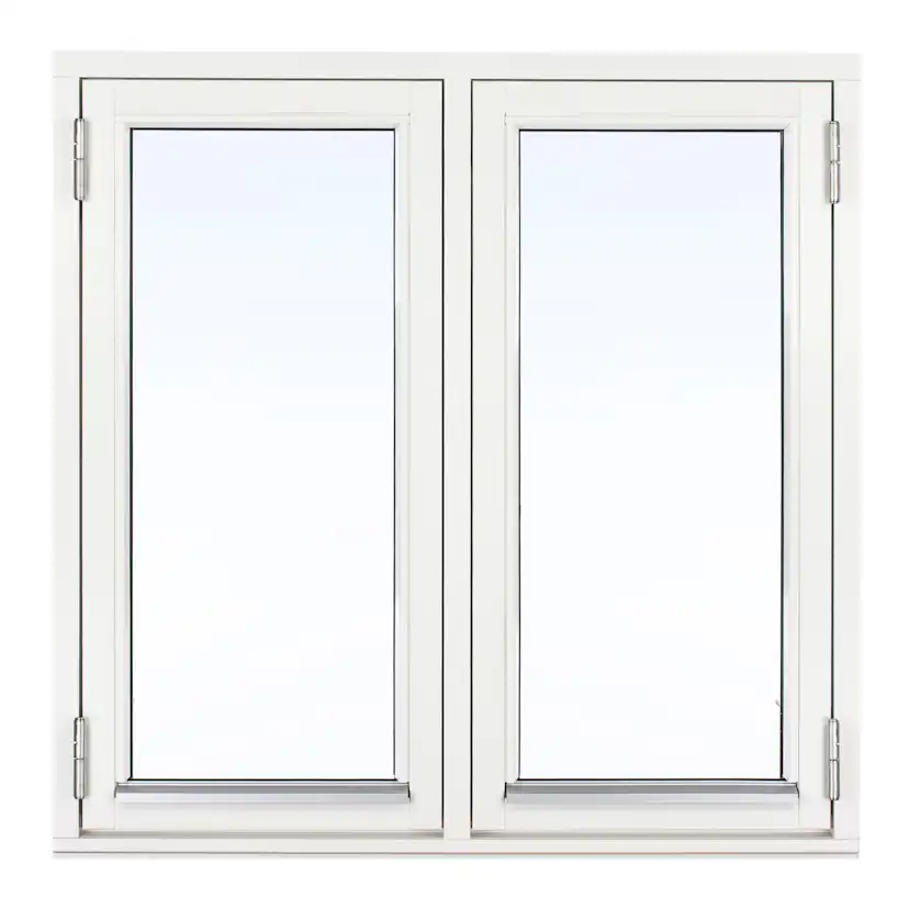 Sidohängt Fönster Svenska Fönster 2-Luft Trä 2-Glas Rund Profil