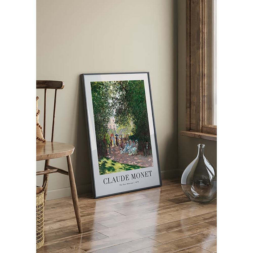 Poster Gallerix The Parc Monceau 1878 By Claude Monet