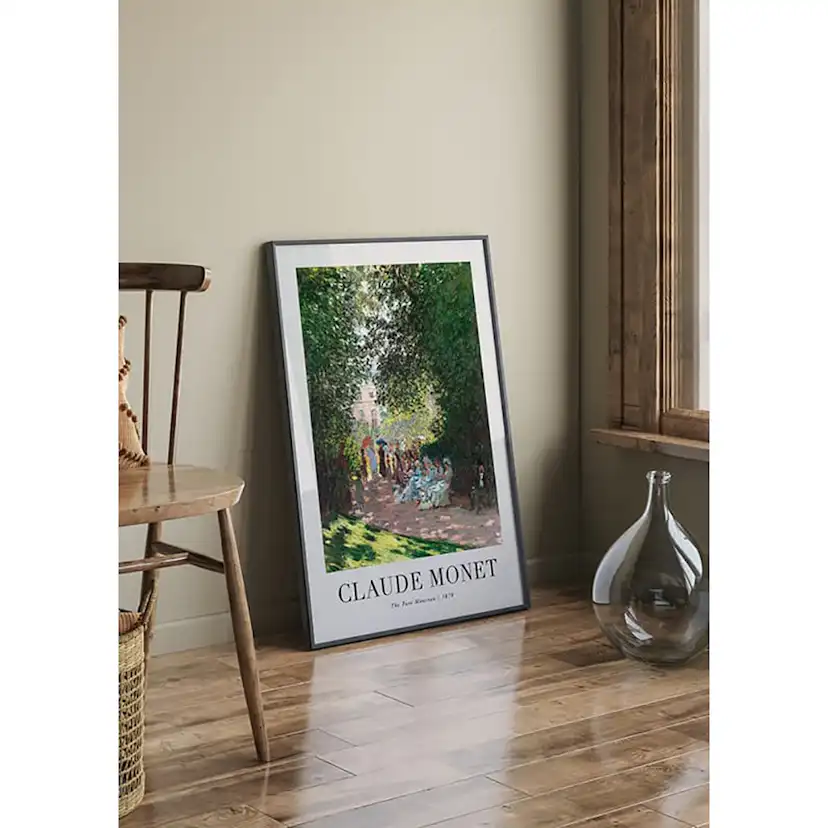 Poster Gallerix The Parc Monceau 1878 By Claude Monet