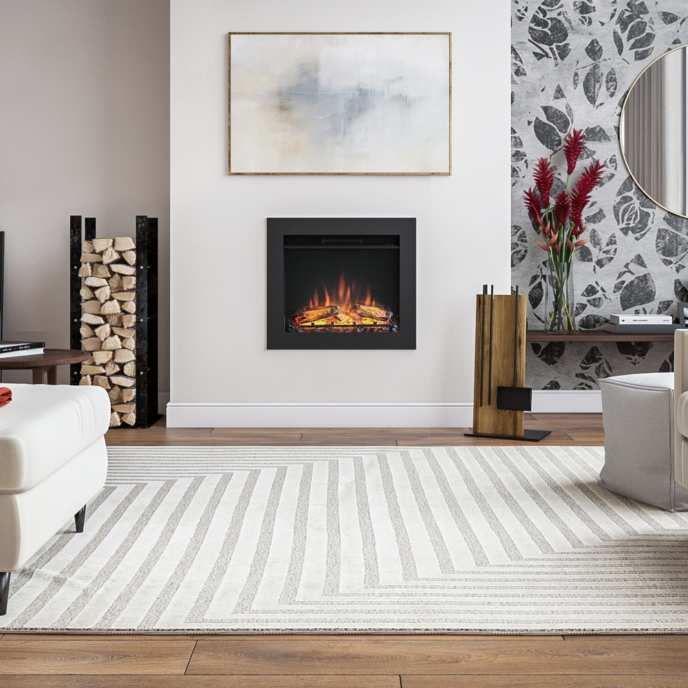 Elektrisk Kamin Tagu Powerflame Electric Fire Inbyggnadsbar Kamin