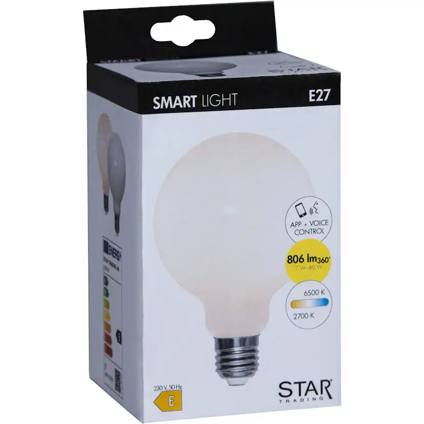LED-lampa Star Trading E27 G95 Smart Bulb 7W