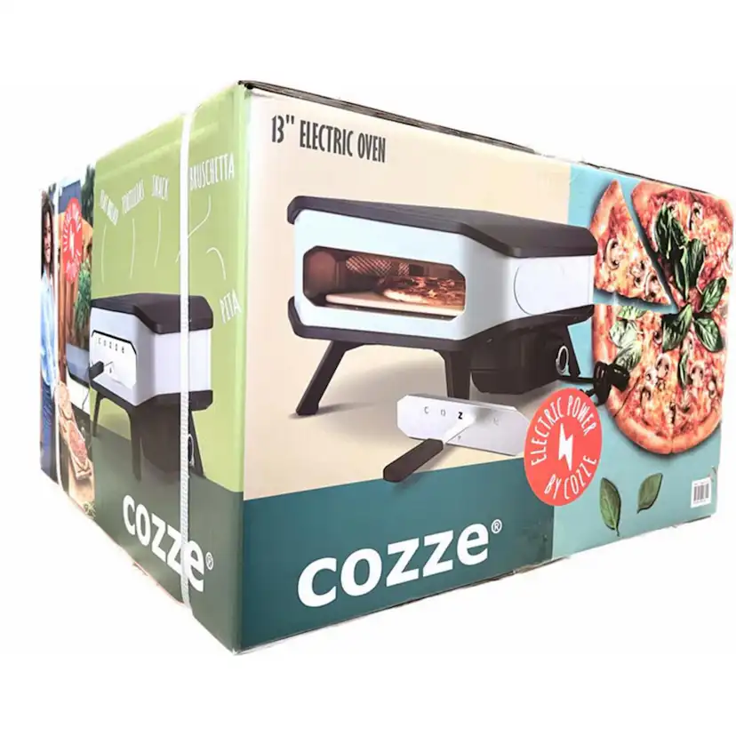 Pizzaugn Cozze Elektrisk 13" med Pizzasten & Frontlucka, 2200W