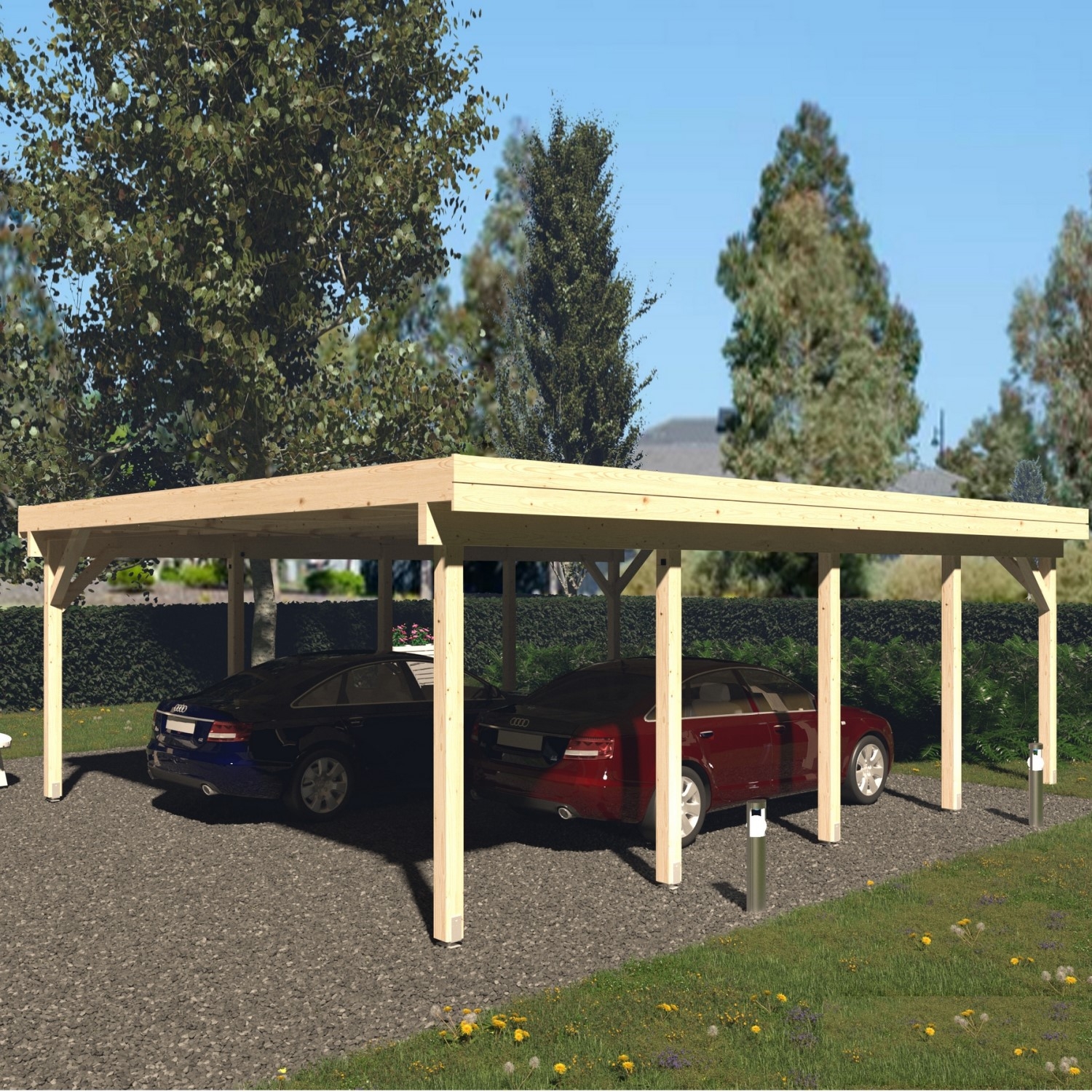 Carport Palmako Karl 40,6 m2