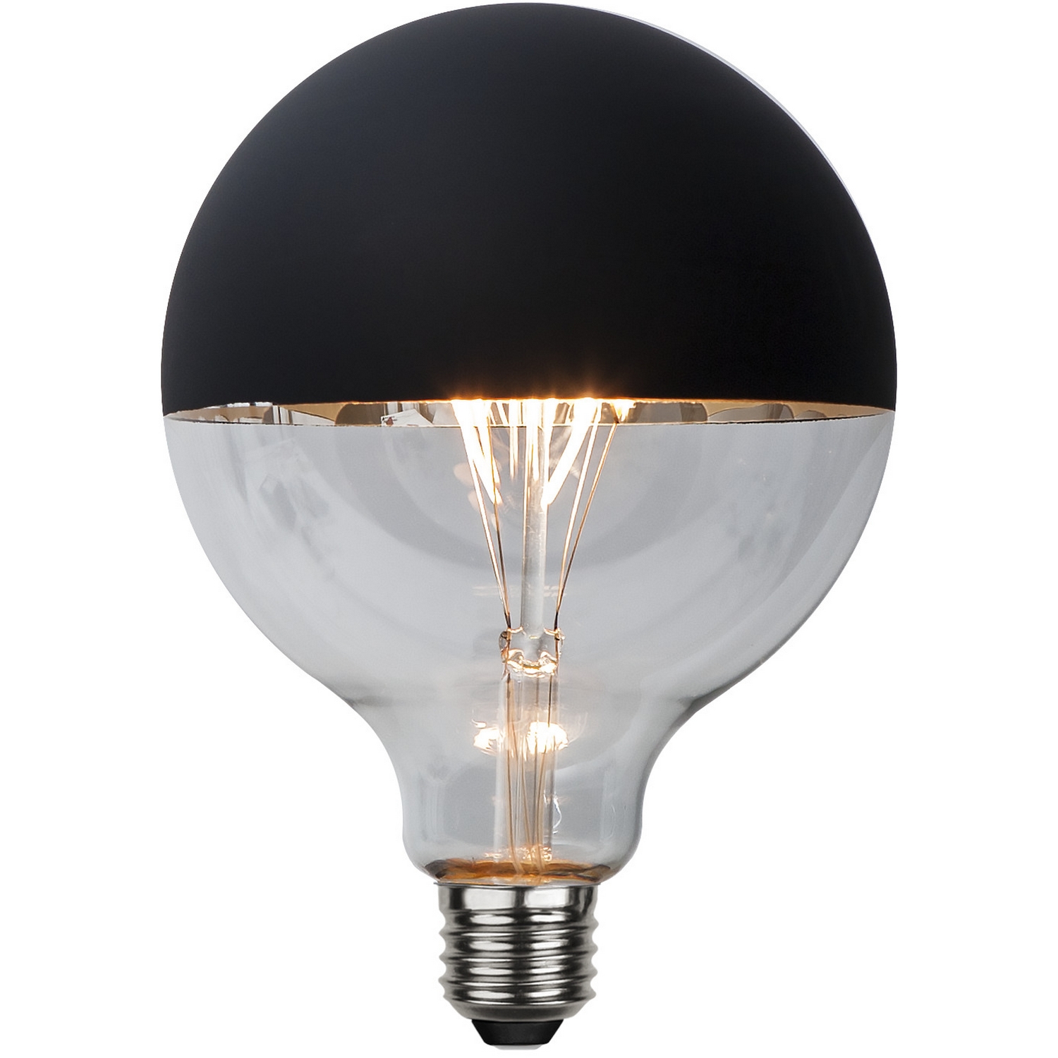 LED-lampa Star Trading E27 G125 Top Coated Dimbar