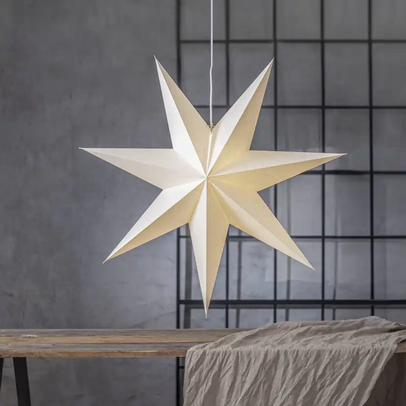 Adventsstjärna Star Trading Plain Papperstjärna 90 cm