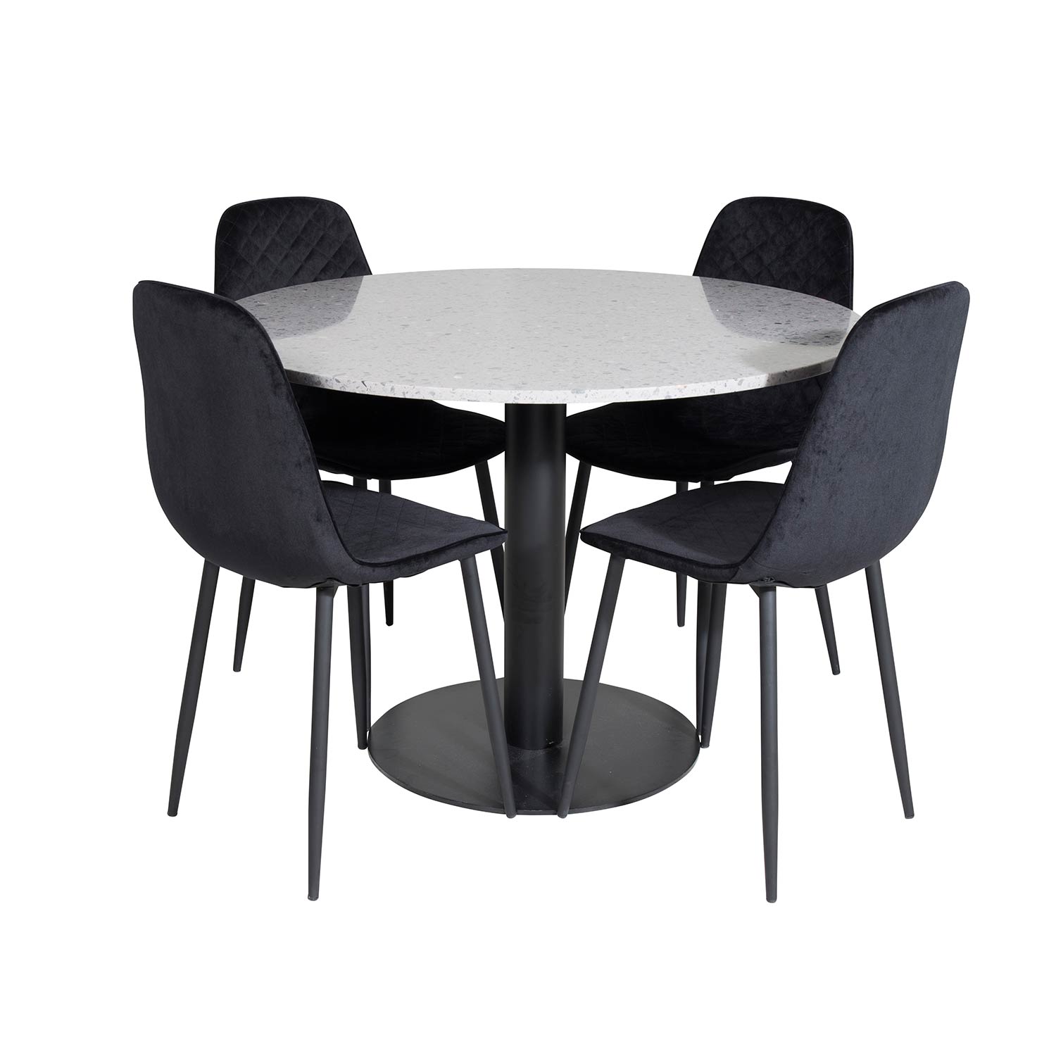 Matgrupp Venture Home Roxanna med 4 Phoi Stolar Runt