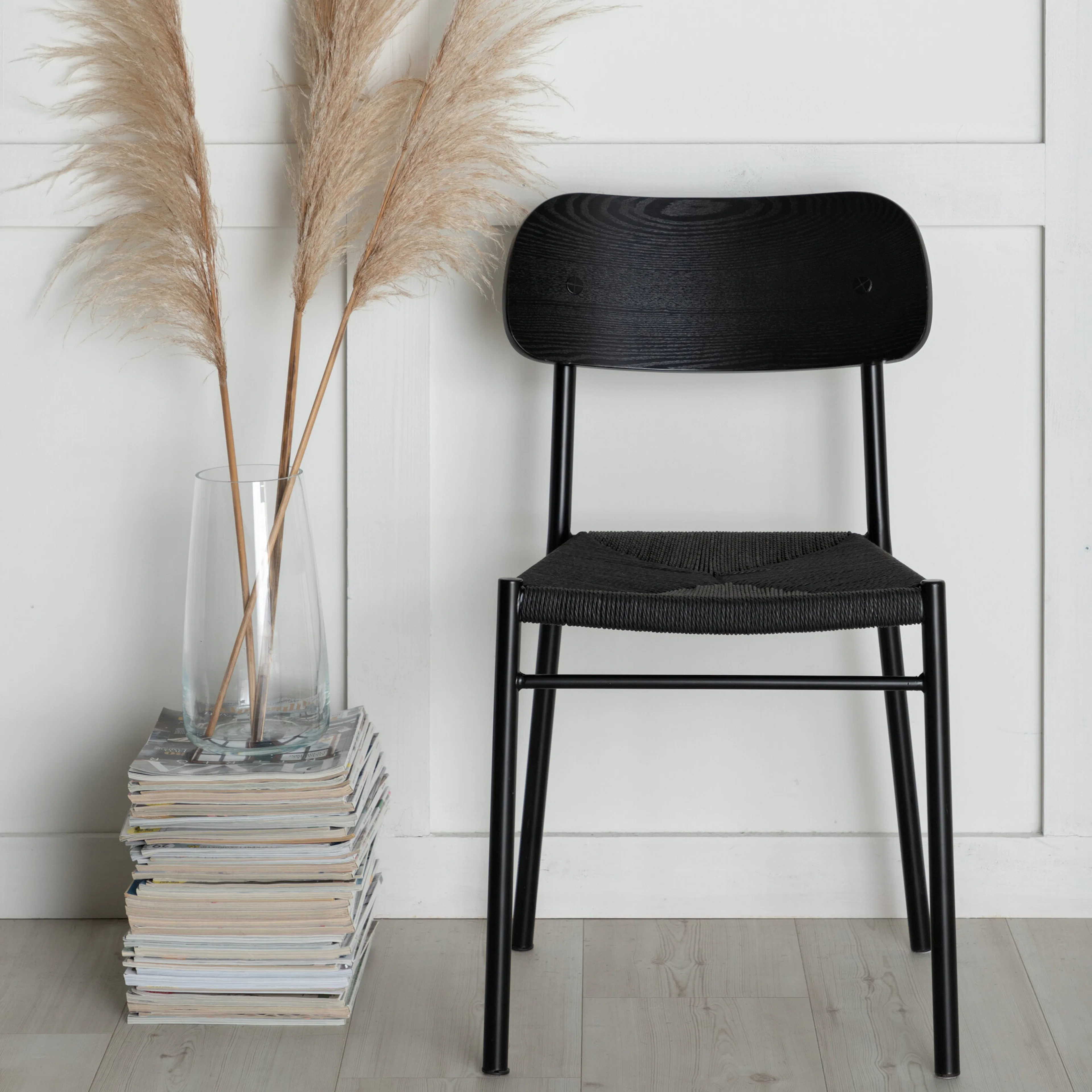 Polly Dining Chair 2-pack - Black / Black Svart/Svart