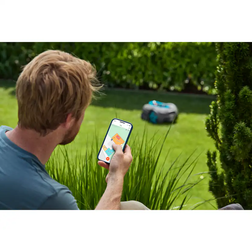 Robotgräsklippare Gardena Smart Sileno Sense 400 Utan Slinga