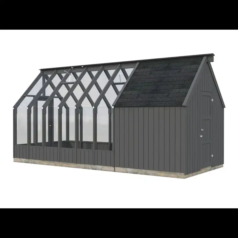 Växthus Palmako Emilia 13,1 m² (inv. 8,2+4,0 m²)