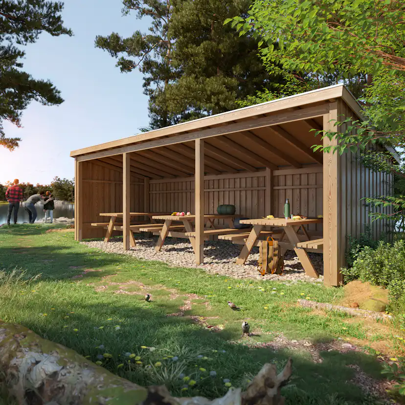 Picknickbod PLUS Nordic 14 m2