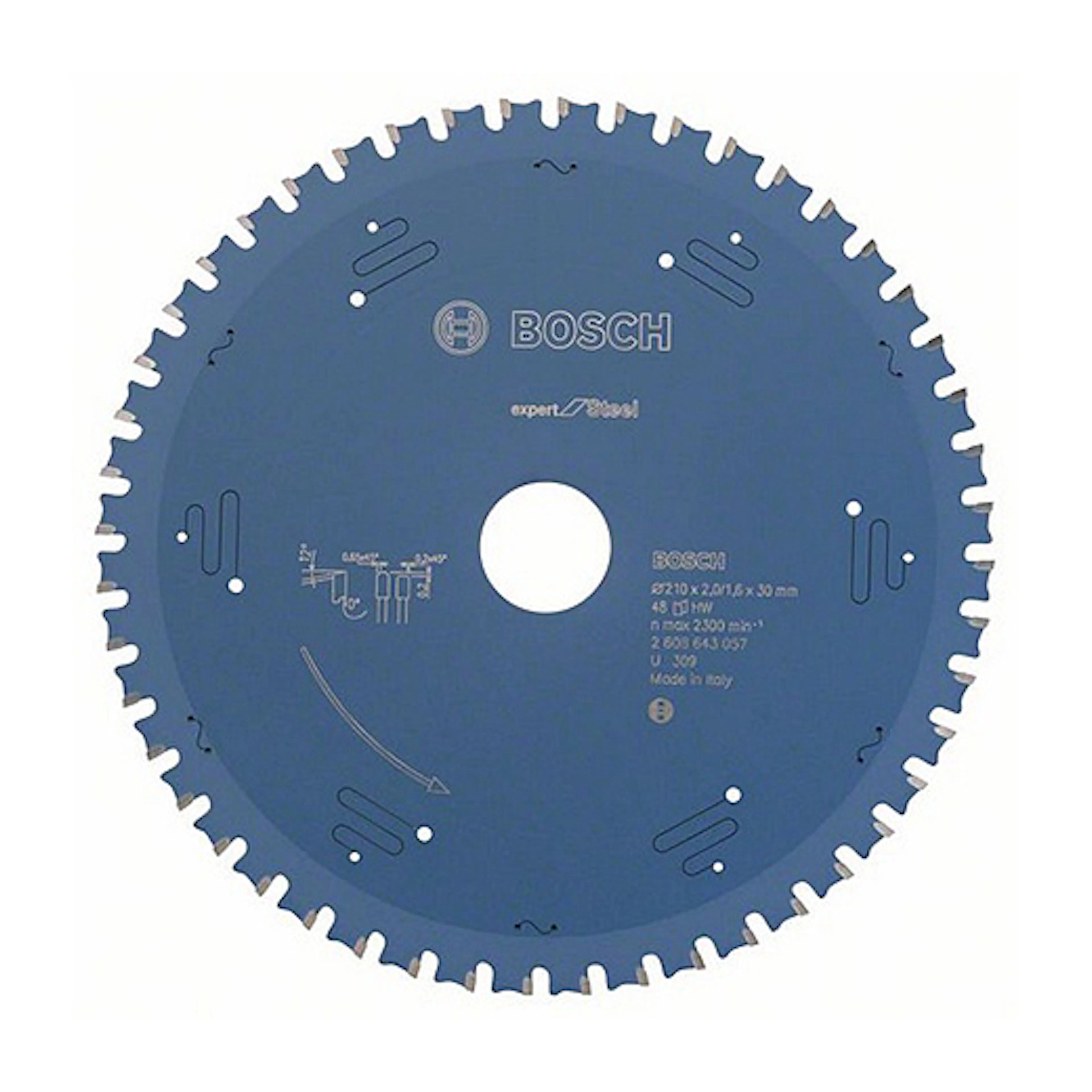 Cirkelsågkl Exp Steel 210x30mm 48t Storlek: 210x30 mm
