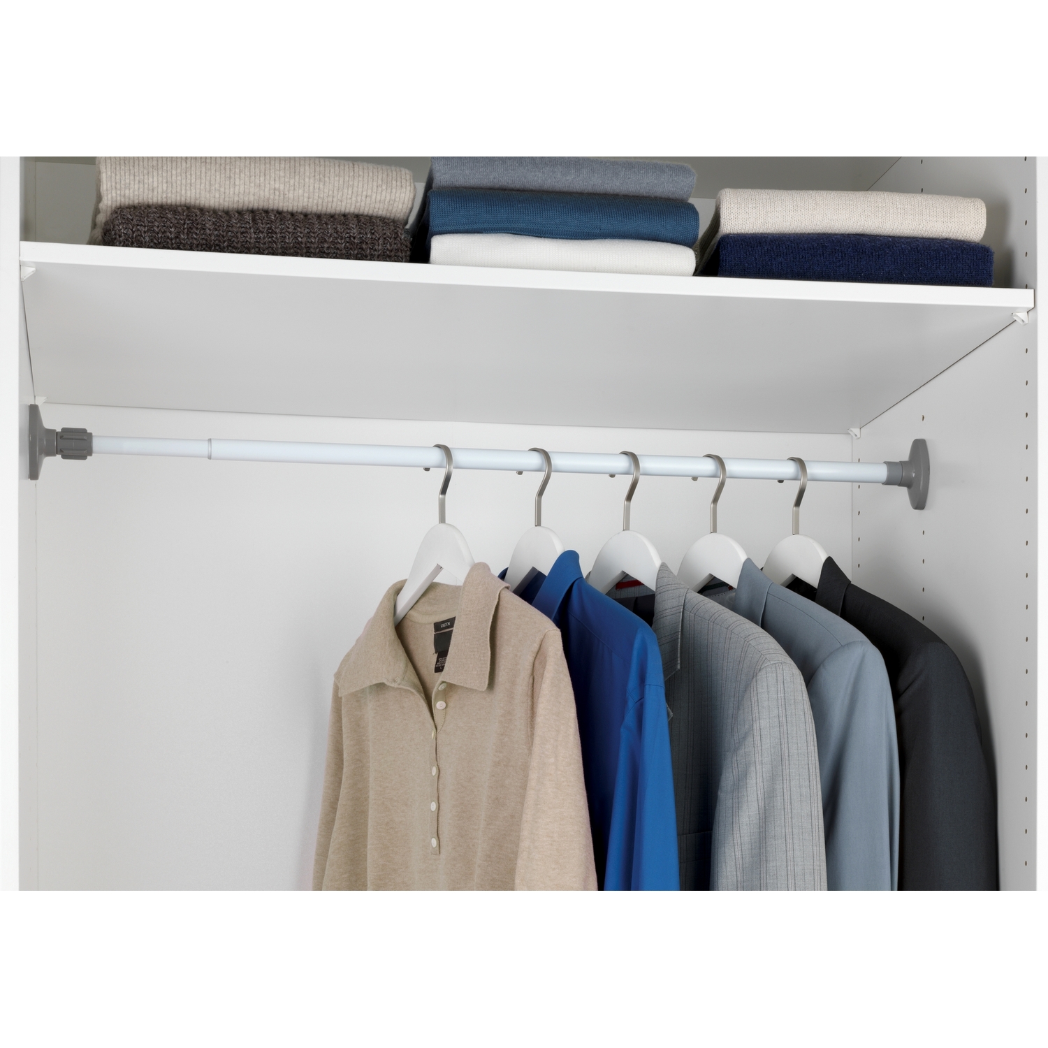 Klämstång WENKO Hercules Teleskop Justerbar Klädstång 80-145 cm