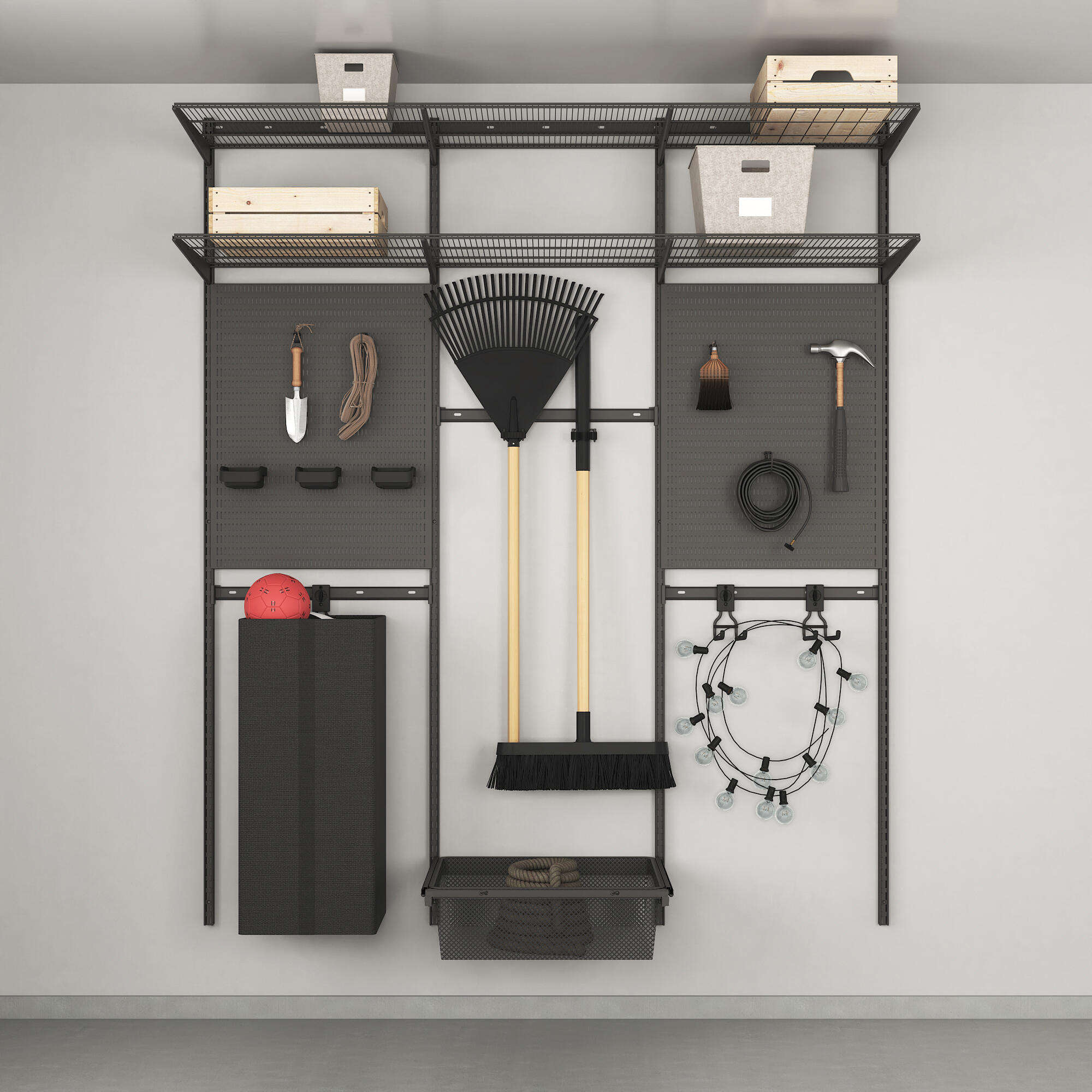 Trädgårdsförvaring Elfa Ready Solution 2 Garage+ B: 1855 mm