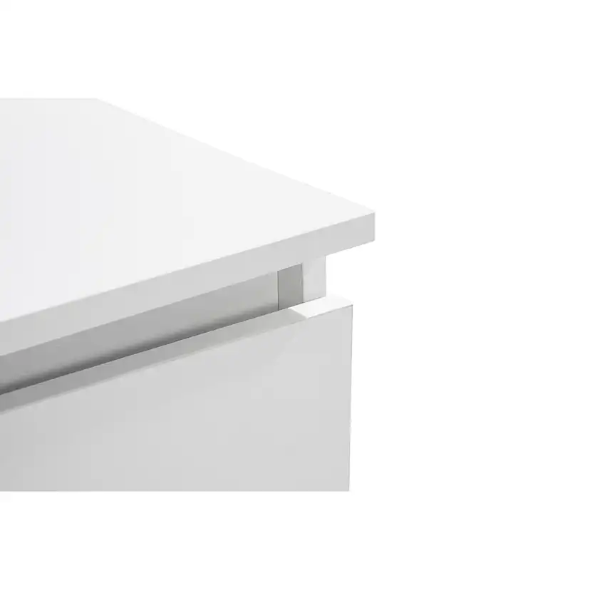 Sminkbord In Living Emtefall med Förvaring och LED-belysning